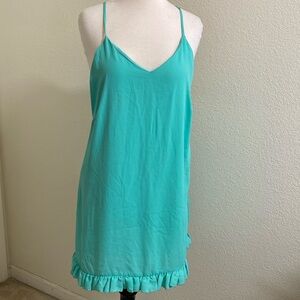Sea foam Green Adjustable Straps Slip Dress.👗